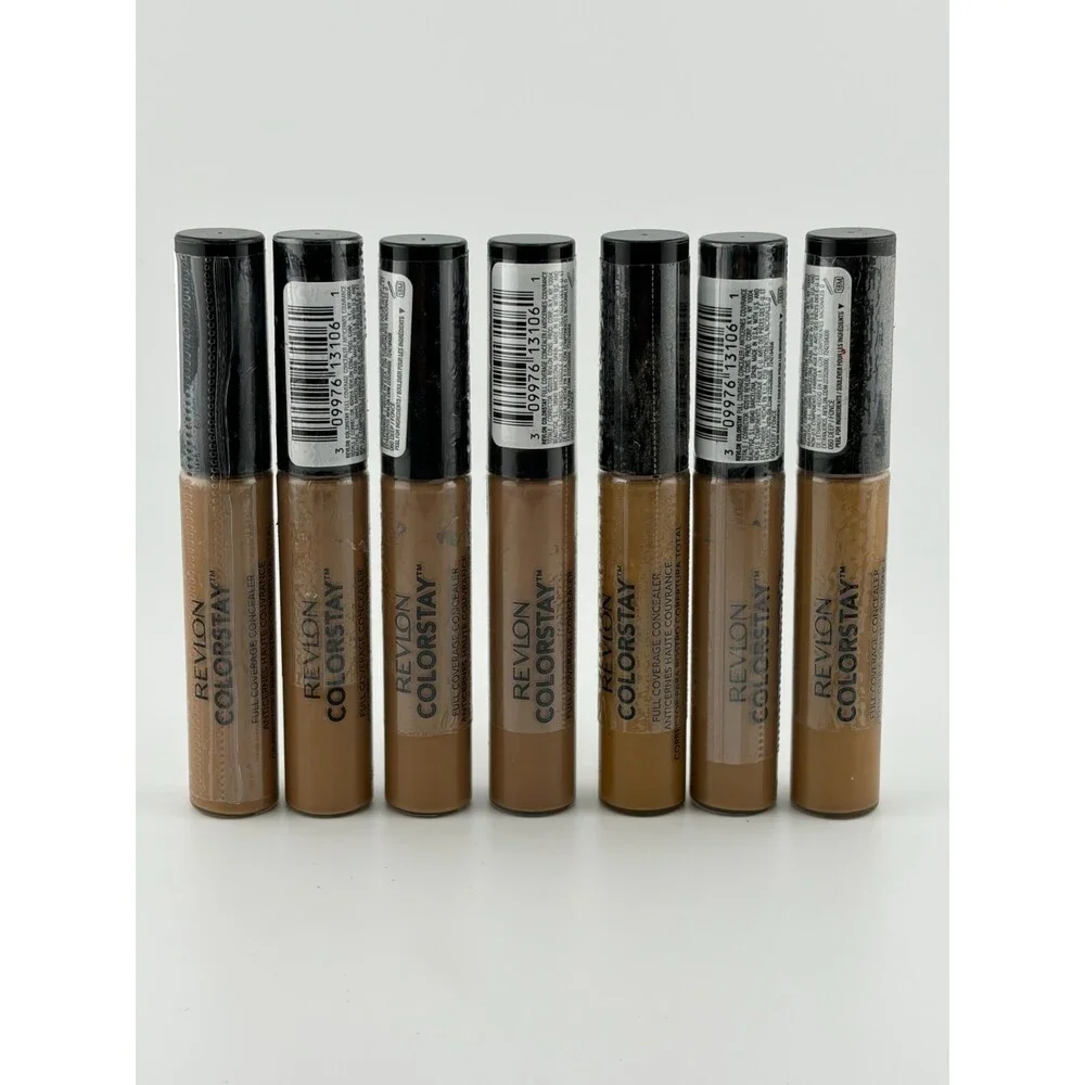 New Revlon ColorStay Full Coverage Concealer Makeup 18M 06 Deep - Set of 7